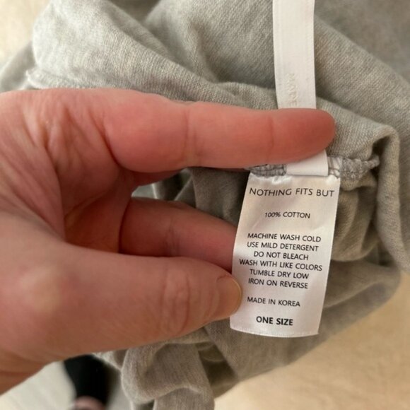 Nothing Fits But Mochi Knit Jumpsuit Maternity Gray One size - Picture 10 of 16